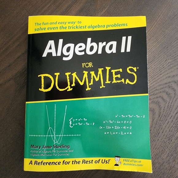 Other - Algebra II For Dummies Book